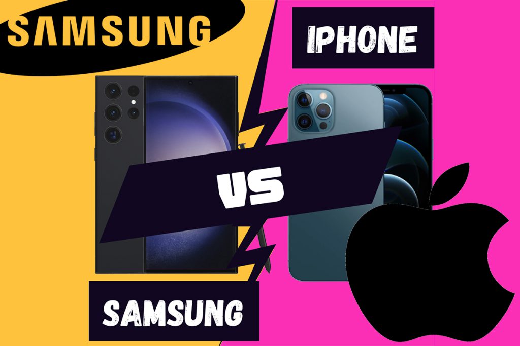iPhone vs. Samsung phones