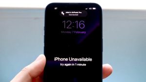 iPhone unavailable